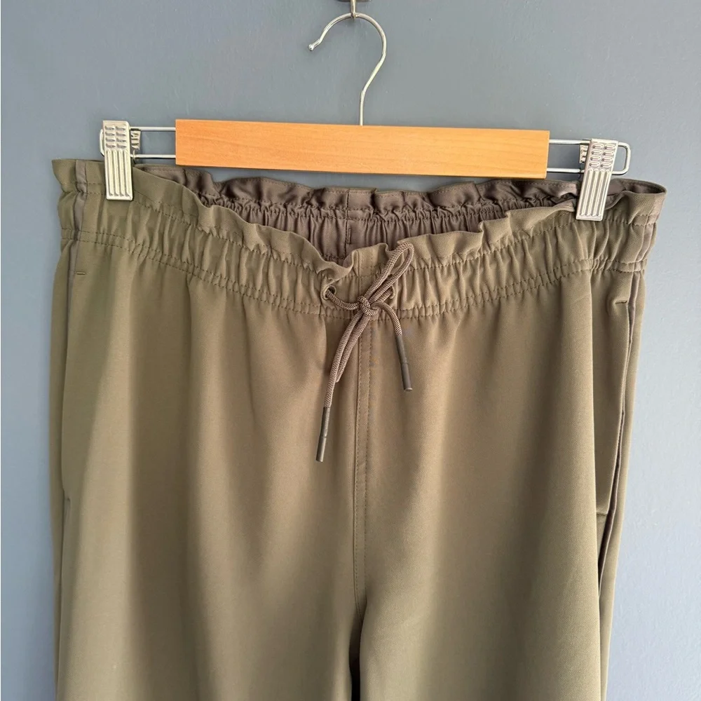 Athleta Tan Joggers with Elastic Waistband and Cuffed Ankles - Picture 5 of 6